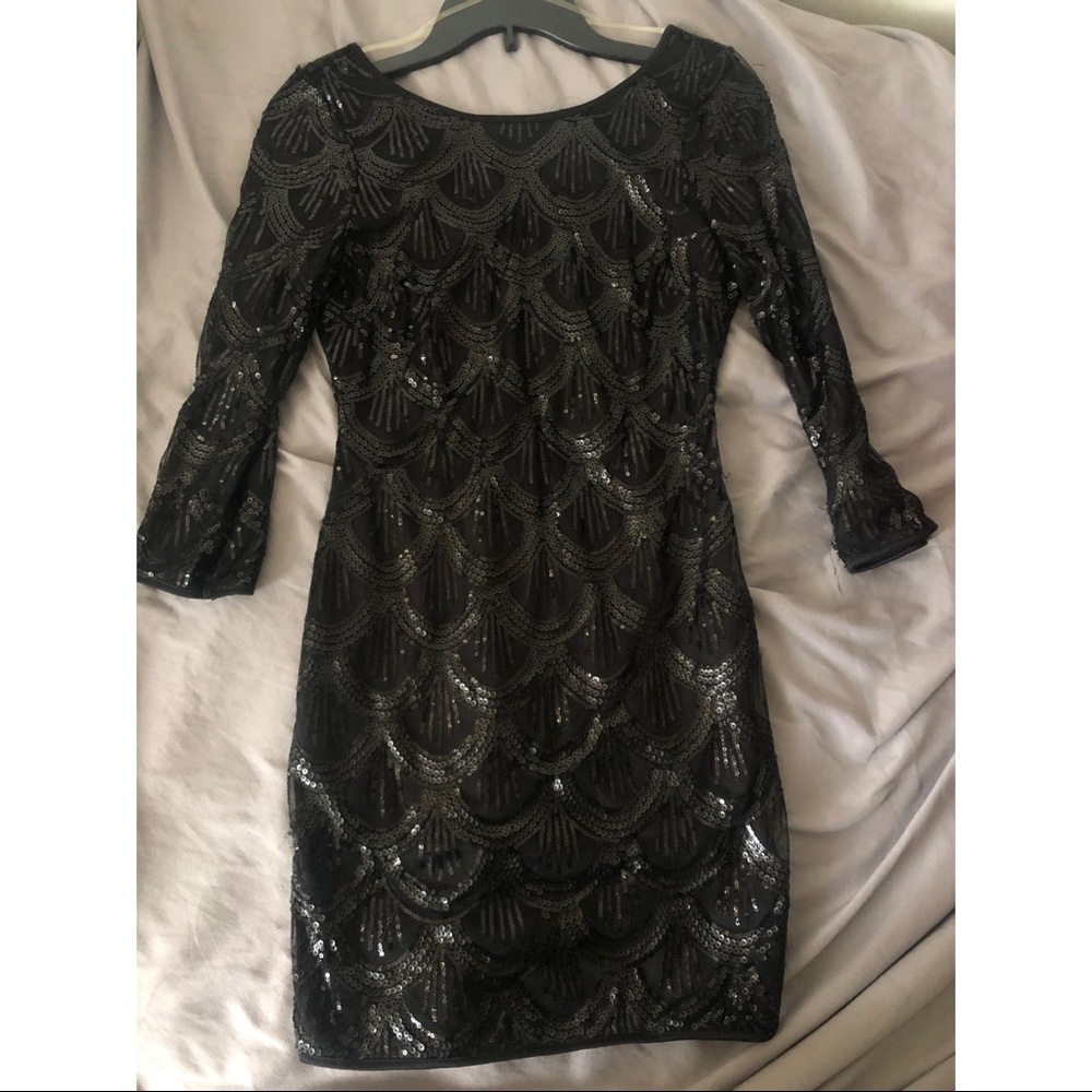 Black Sequin dress